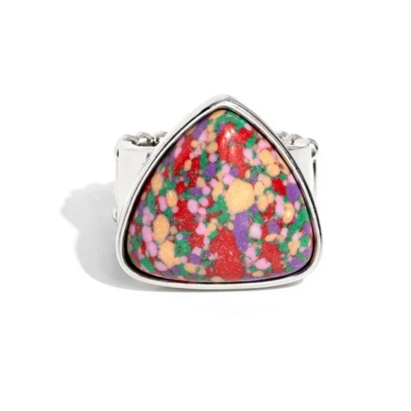 paparazzi Jewelry - Paparazzi Patterned Paladin Purple Ring